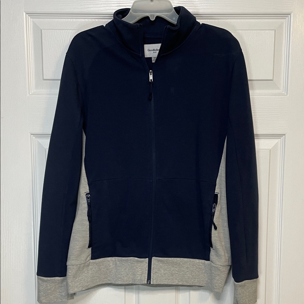 Goodfellow & Co Navy and Gray Full-Zip Jacket